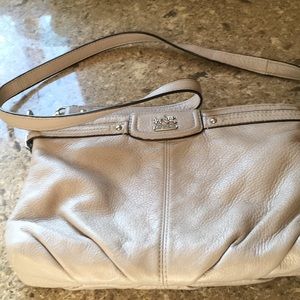 Coach gray shoulder bag